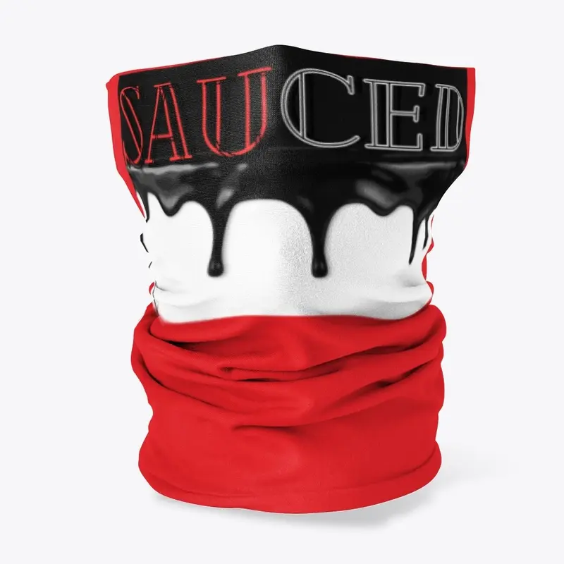 decked out sauced neck gaiter